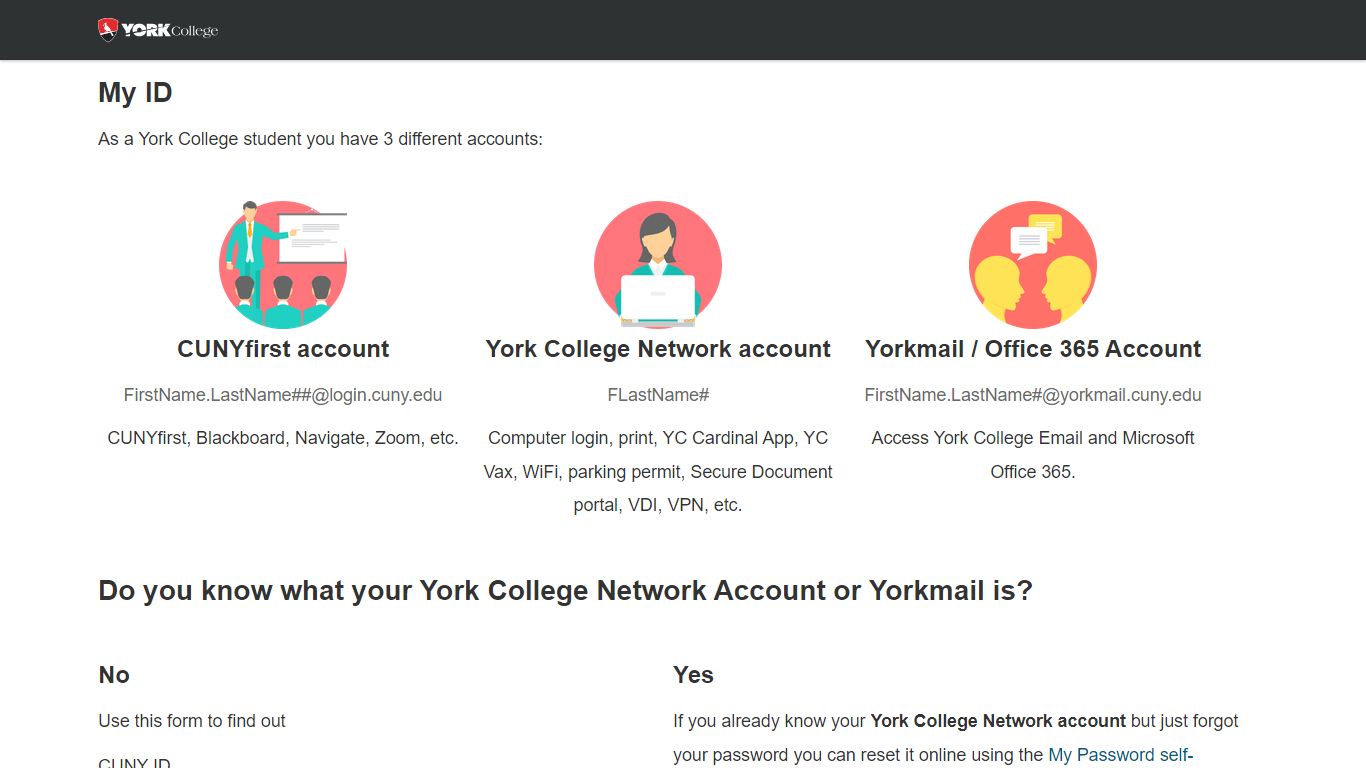 My ID - York College / CUNY